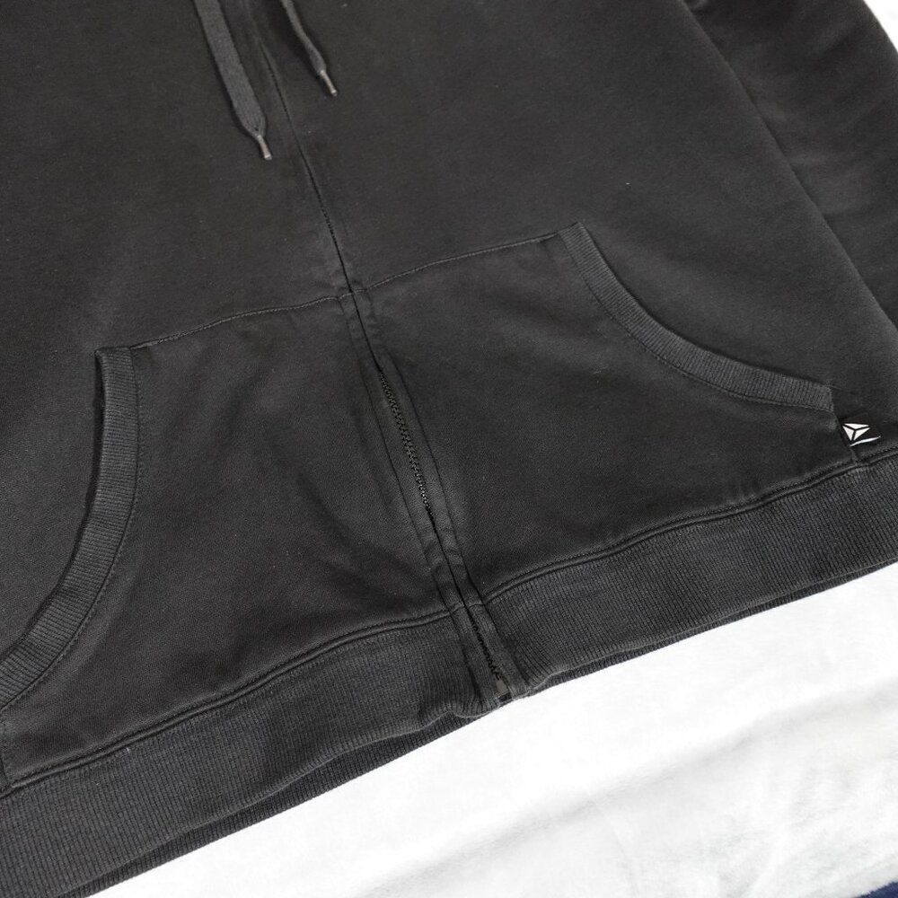 Sydney Jiu Jitsu Academy SJJA Sherpa Lined Hoodie Mens L Full Zip Logo Black - Picture 5 of 12